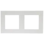 Рамка 2 поста, белый