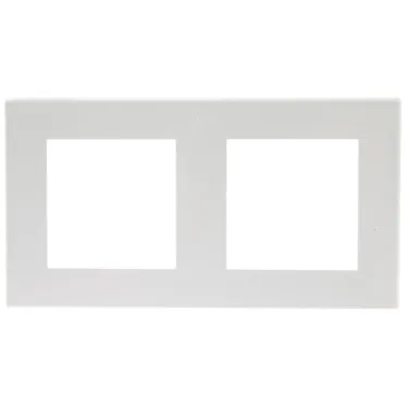 Рамка 2 поста, белый