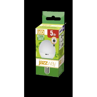 Лампа светодиодная LED 5Вт E14 400Лм белый матовая шар 230V/50Hz ECO