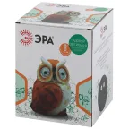 Эра Садовый светильник Филин рыжий на солнечной батарее, полистоун, 13 см ERAFYS01-11