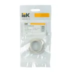 Кольцо абажурное КП14-К02 к патрону Е14 пластик белый (индивидуальный пакет) IEK