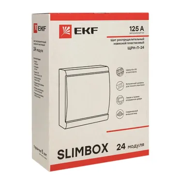 Щит распределительный навесной ЩРН-П-24 SlimBox IP41 PROxima