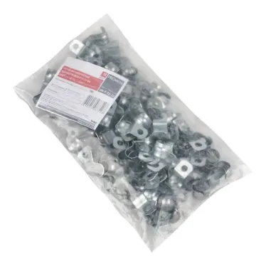 Скоба металлическая однолапковая d12-13мм (100шт) PROxima