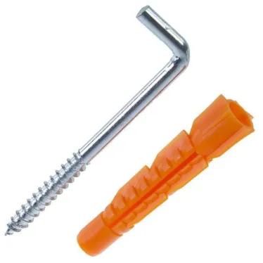Шуруп-костыль 8х85 с полипропиленовым универсальным дюбелем 12.0х71 (2шт)