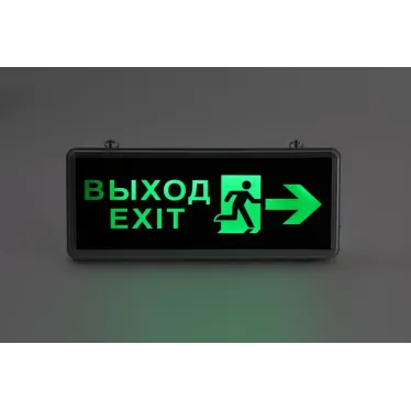 Светильник аварийный светодиодный 1,5ч 3Вт ВЫХОД-EXIT-ЧЕЛ-стрелка SSA-101-3-20