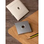 Валенсия лицевая панель розетки TV 1-местная 75Ом 5-862МГц сталь