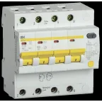 Выключатель автоматический дифференциальный АД14S 4Р 20А 100мА