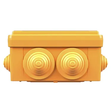 Коробка пластиковая FS с кабельными вводами и клеммниками IP55 100х100х50мм 5р 450V 10A 6мм.кв.