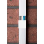 Соединитель (40х16) (4 шт) Plast PROxima белый