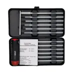 Отвертка c регулировкой крутящего момента Серия Nm 3,0-5,4 с набором насадок 12 шт в кейсе