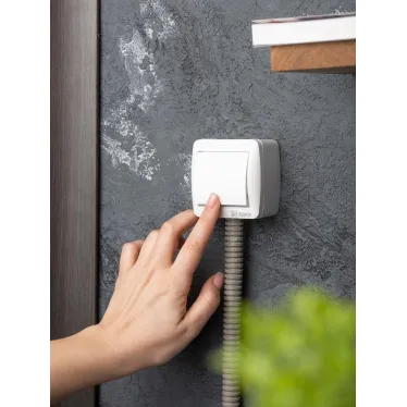 Владивосток Выключатель 1-кл. 10А IP54 серый