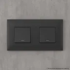 Avanti Рамка ARTLEBEDEV, , Черный матовый, 4 модуля