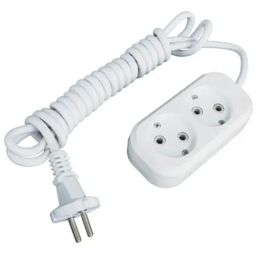 Удлинитель 'Эксперт' 2 гнезда 3 метра 10А/2.2кВт без заземления ПВС 2х0.75 PROxima