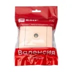 Валенсия розетка телевизионная 1-местная 75Ом 5-862МГц кремовая