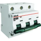 Выключатель автоматический трехполюсный 63А С ВА-201 10кА