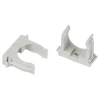 Крепеж клипса для труб прямой монтаж d 32мм серый CLIP-32-G-MP