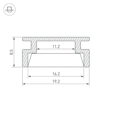 Профиль HR-2000 ANOD (ARL, Алюминий)