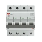 Выключатель автоматический AV-6 4P 16A (D) 6kA AVERES