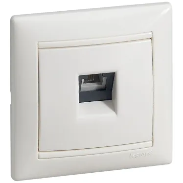 VALENA Рамка 1 пост горизонтальная белая