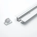 Шинопровод встраиваемый для трековых светильников 2м белый (в наборе токовод заглушка крепление)