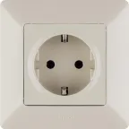 Valena LIFE Рамка 1 пост слоновая кость универсальная