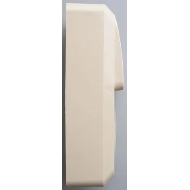 ЭТЮД Блок открытой установки Розетка без заземления + Выключатель двухклавишный бежевый