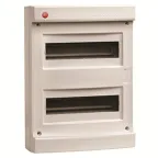 Щит настенный без двери 24(2х12) модулей IP40 серый