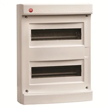 Щит настенный без двери 24(2х12) модулей IP40 серый