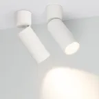 Светильник SP-POLO-SURFACE-FLAP-R65-8W Warm3000 (WH-WH, 40 deg) | 027534 | Arlight