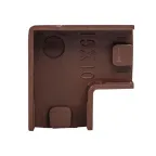 Поворот 90 градусов (15х10) (4 шт) Plast под темное дерево