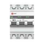 Автоматический выключатель 3P 3А (B) 4,5кА ВА 47-63 EKF PROxima