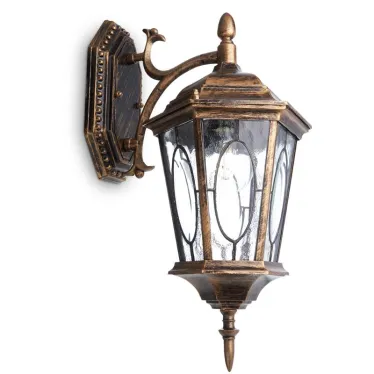 Светильник НБУ-60w вниз Е27 IP44 черное золото