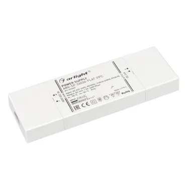 Блок питания ARV-SP-24036-FLAT-PFC (24V, 1.5A, 36W) (IP20 Пластик, 5 лет)