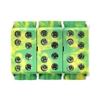 Клемма распределительная КСР с двойным винтом 2x35/2x25 желто-зеленая PROxima