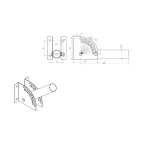 Настенный кронштейн для консольного крепления с регулировкой угла наклона | K-NRUN | Diora