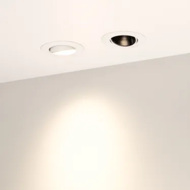 Светильник MS-FORECAST-BUILT-TURN-R82-8W Warm3000 (WH-BK, 32 deg, 230V) (Arlight, IP20 Металл, 5 лет) | 035448 | Arlight