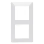 Valena LIFE Рамка 2 поста белая универсальная