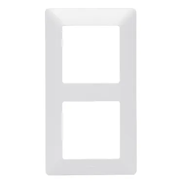 Valena LIFE Рамка 2 поста белая универсальная