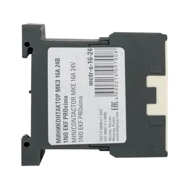 Миниконтактор МКЭ 16А 24В 1NO PROxima