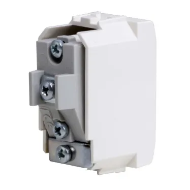 BRAVA Розетка телевизионная TV проходная без согласующего сопротивления белая