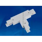 Соединитель для шинопроводов Т-образный Левый Внутренний Трехфазный серебряный UBX-A34 SILVER 1 POLYBAG