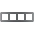 Рамка 4 поста INSPIRIA дымчатая