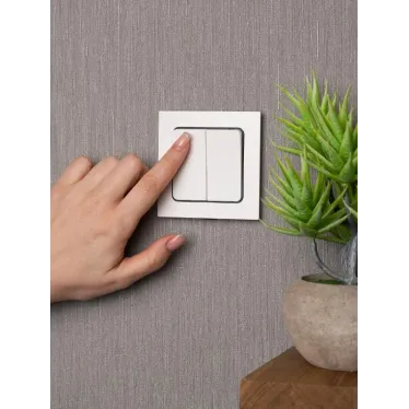 Стокгольм Механизм Выключателя 2-кл. 10А белый