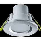 Светильник светодиодный ДВО-5Вт 3000К 350Лм серебро IP44