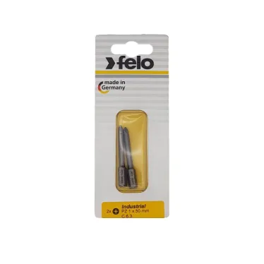 Бита крестовая PZ 1X50, серия Industrial, 2 шт в блистере