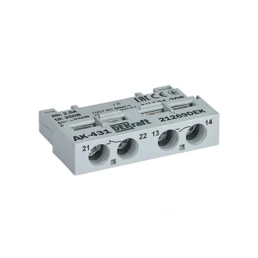 Контакт доп. фронтальный 1НО+1НЗ для ВА-431