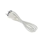 Шнур сетевой 1.5М без розетки белый,