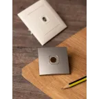 Валенсия лицевая панель розетки TV 1-местная 75Ом 5-862МГц кашемир