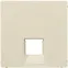 Valena LIFE Лицевая панель для одиночных телефонных/информационных розеток Слоновая кость