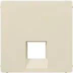 Valena LIFE Лицевая панель для одиночных телефонных/информационных розеток Слоновая кость